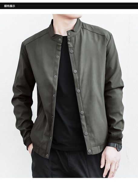 

men's jackets 2021 basic spring, autumn winter casual plus size cashmere male pilot windproof fashion clothing, Black;brown