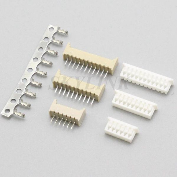 

other lighting accessories 10 sets micro jst 1.25 connector 1.25mm pitch 2p 3p 4p 5p 6p 7p 8p 9p 10p 11p 12pin straight pin header + housing