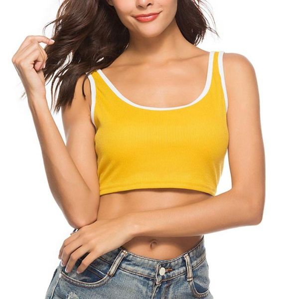 

yoga outfit sports bra vest breathable fitness women seamless running gym crop sportswear