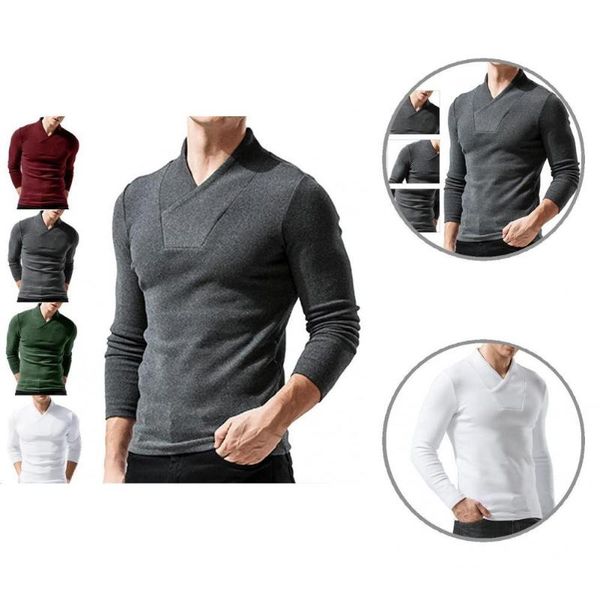 

men's casual shirts great pullover base shirt thicken stretch men, White;black