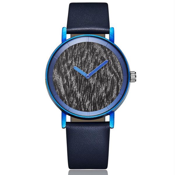 

wristwatches creative wood watch men women retro watches couple wrist lover clock natural marble wave wooden dial, Slivery;brown