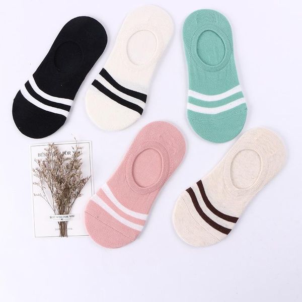 

socks & hosiery 1 pairs arrivl women funny fruits cute happy silicone slip invisible cotton sock 35-40, Black;white