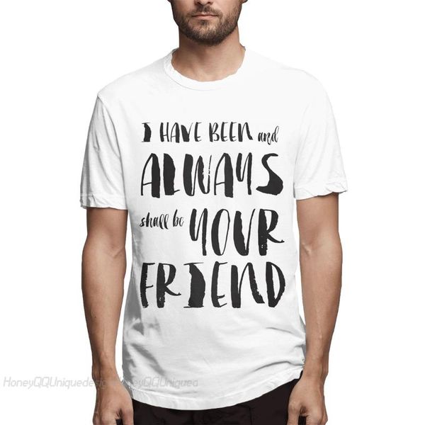 

men's t-shirts i have been and always shall be your friend spock from star t-shirt men short summer sleeve casual shirt loo, White;black