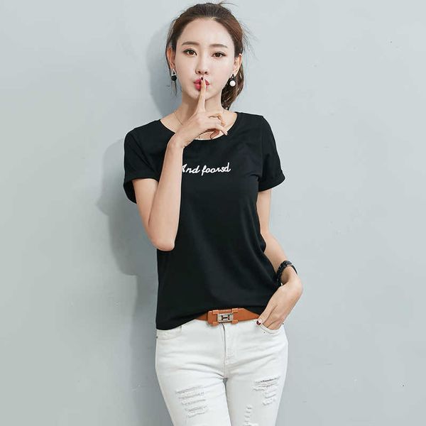 

women's t-shirt chegada nova itlia marca de manga curta mulheres moda slidos o pescoo t-shirt das meninas vero casual camiseta ynzc, White