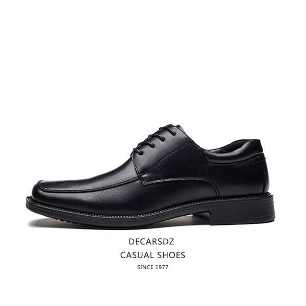 

decarsdz man shoes spring new fashion shoes men comfy office business style durable outsole loafers brand men casual shoes 210330, Black