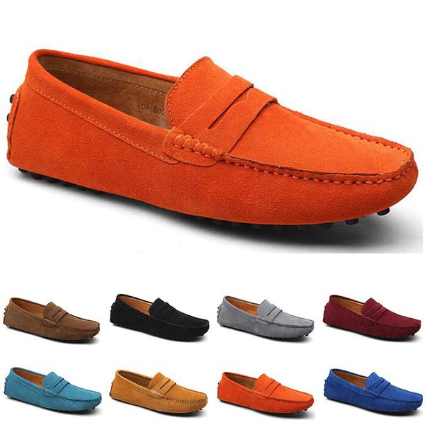 

trend doudou men's casual driving shoes soft sole popular footwear all-match lazy bronze burgundy khaki coffee camel dlive breathable s, Black