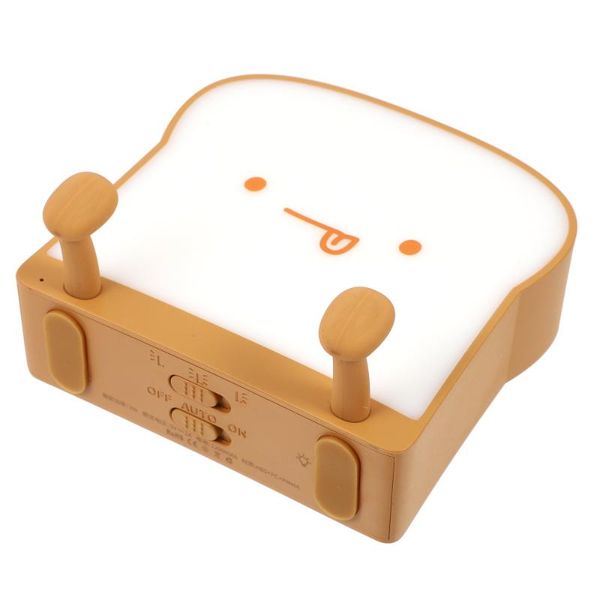 

night lights adorable toast shape pat light bedside lamp dimmable bedroom