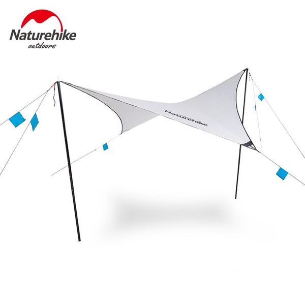 

naturehike silver coated outdoor sun shelter pergola anti-uv ultralight camping awning tent travel picnic party canopy sunshade tents and sh