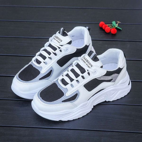 

Casual shoes Pop shoes women's new Korean version in spring 2021 PR6S, Black