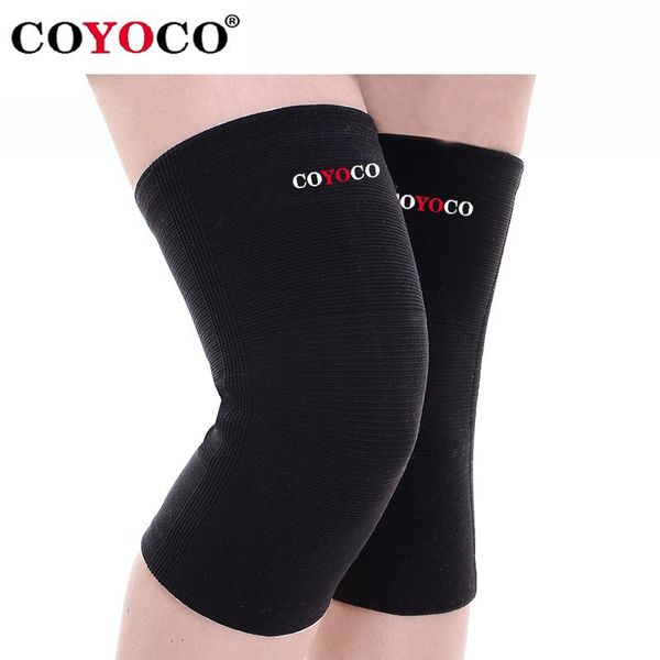 

elbow & knee pads 1 pcs sports black support protector coyoco high elastic kneepads prevent arthritis guard keep warm, Black;gray