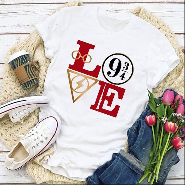 

women womens graphic love valentine fashion print short sleeve summer t shirt lady clothing clothes tee female, White