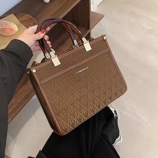 

evening bags women's large tote bag high capacity jacquard fabric handbag summer designer houlder messenger briefcase