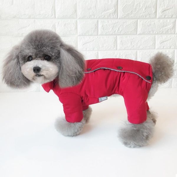 

dog apparel clothes winter plus velvet thickening pet puppy