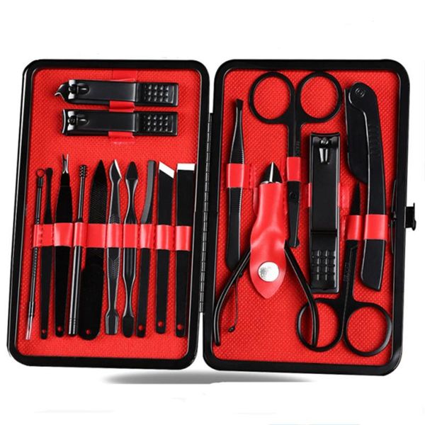 

nail art kits 18pcs clipper set scissors scraper file tools sets manicure gift kit pedicure