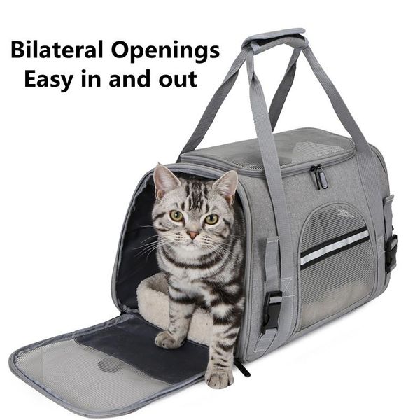 

cats carrier bags breathable carriers small dog cage pet transparent bag portable outdoor pets products for and cat carriers,crates & houses