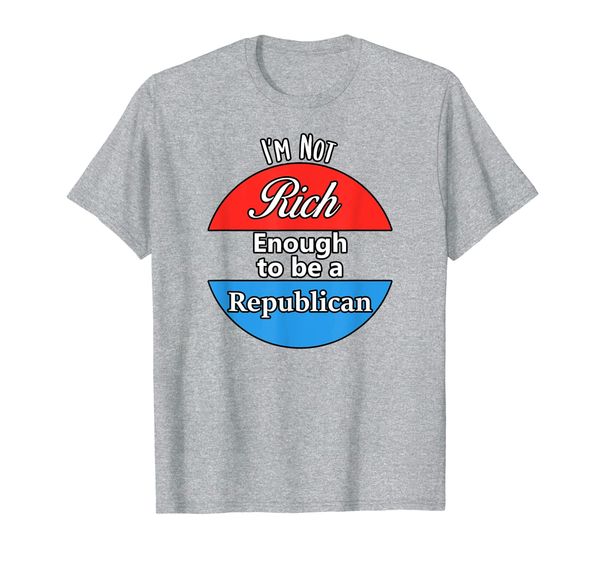 

Pro Democrat Anti-Trump Funny Pro Liberal Not Rich Circle T-Shirt, Mainly pictures