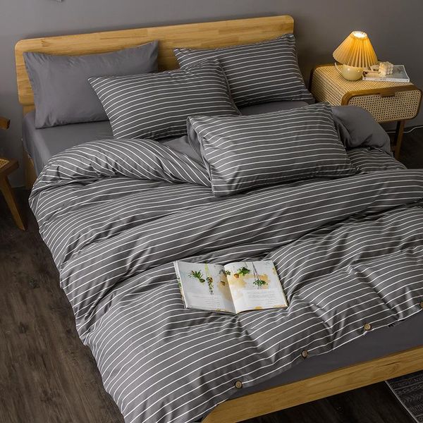 

bedding sets home textiles winter thickening set bed 4pcs  king duvet cover + sheet +pillowcase bedclothes flat