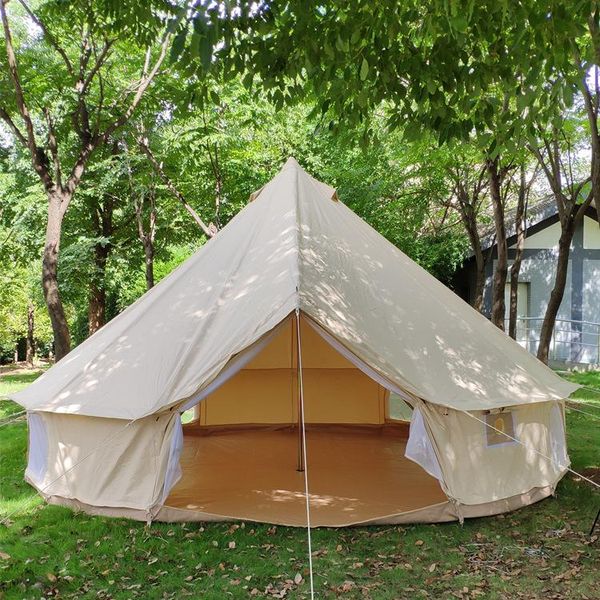 

large bell-shaped outdoor wedding camping luxury waterproof, mildew and fireproof tent tents shelters
