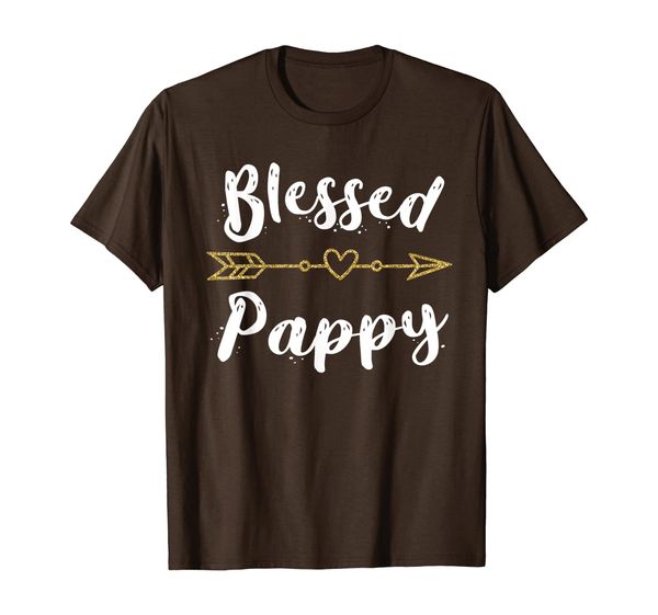 

arrow blessed pappy t-shirt gift idea for funny thanksgiving, White;black