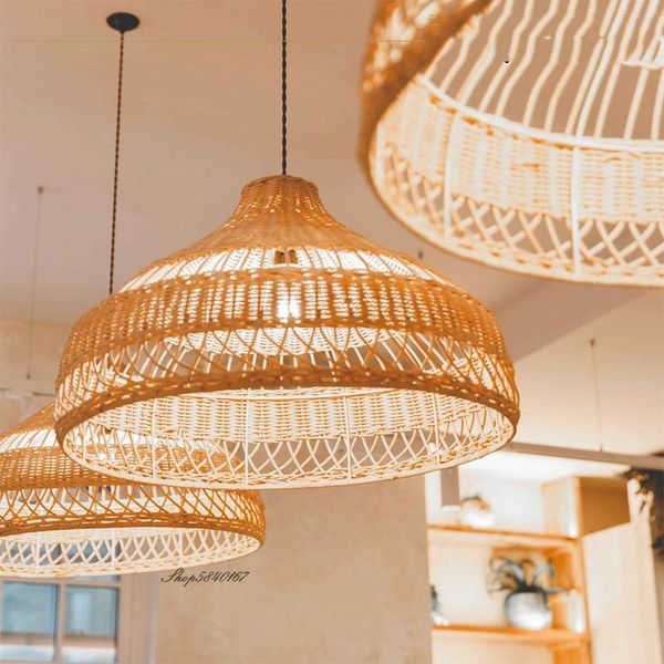 

pendant lamps rattan suspension lights chinese style handmake hanging for dining room restaurant kitchen light fixtures hanglamp