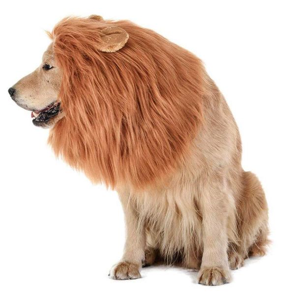 

cat costumes large pet dog lion mane wig hair christmas costume fancy dress halloween gift cosplay funny hat cap cute