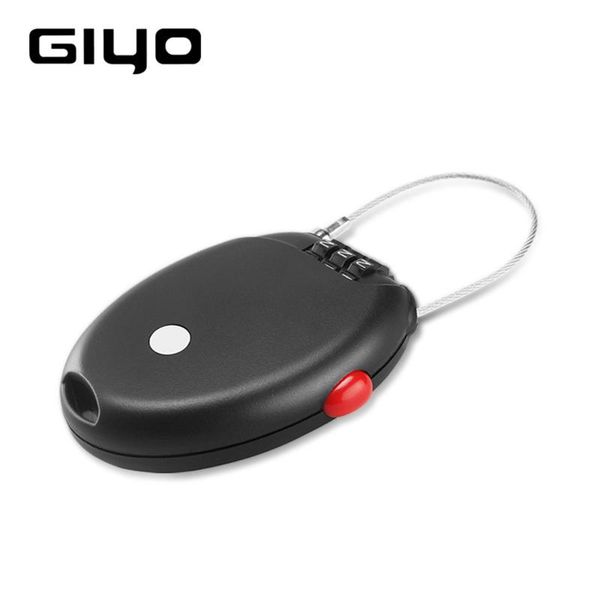 

bike locks giyo mini lock anti theft 3-digit code safe wire-lock trunk knapsack password-lock mtb bicycle cable