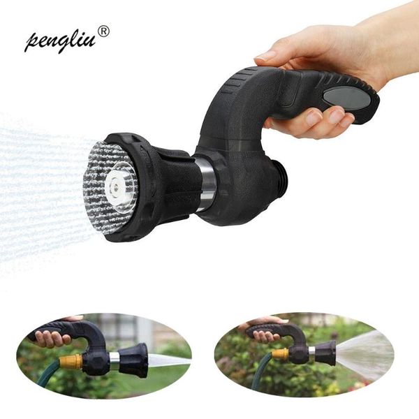 Bewässerungsgeräte Multifunktionale Handheld-Gartenwasserpistole Drucksprüher Schlauch Blaster Düse Rasen Home Autowaschen