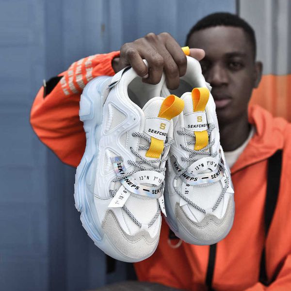 

tiktok live men's shoes, old man's autumn night fashion casual sports tide shoes.