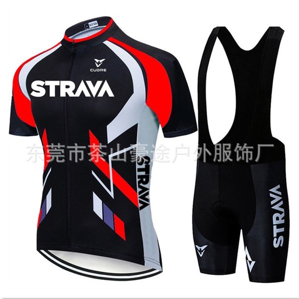 

summer men's mountain road bike cycling suit short sleeve with back cushion shorts2021, Black;white