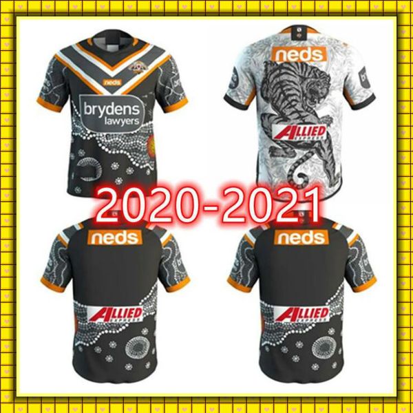 

tigers 2021 west home away nice rugby shirt 20 21 s-5xl, Black