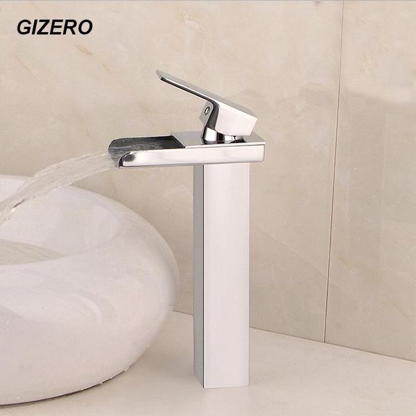 

bathroom sink faucets basin tall mixer faucet copper brass waterfall chrome taps el toilet and cold zr622