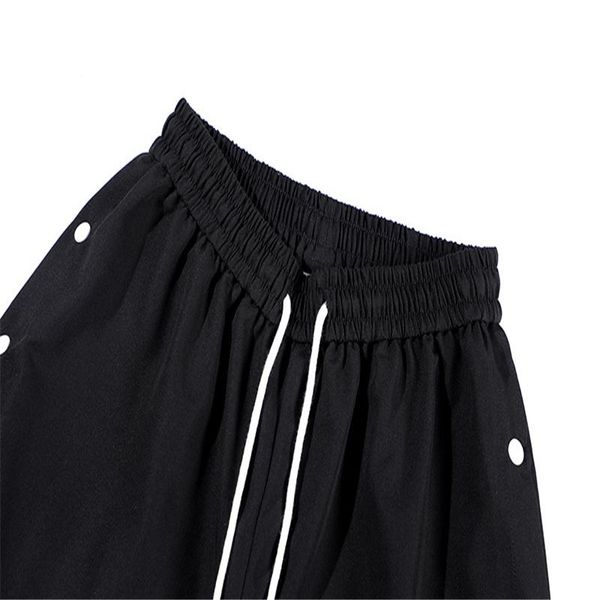 

men's shorts tkpa european and american hip-hop high street breasted cashew flower stitching sports five-point pants tide brand loose c, White;black