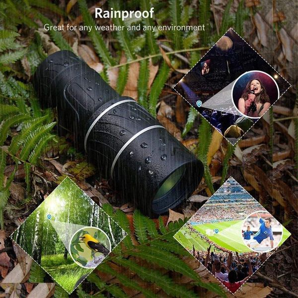 

telescope & binoculars 40# 16x52 monocular waterproof and durable with clear bak4 prisms for bird watching outdoor ultra wide angle