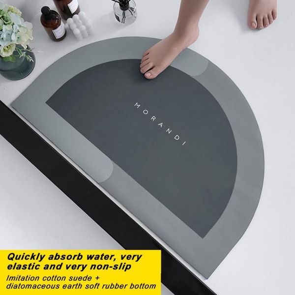 

bath mats mat entrance super absorbent quick drying bathroom carpet modern simple non-slip floor home toilet