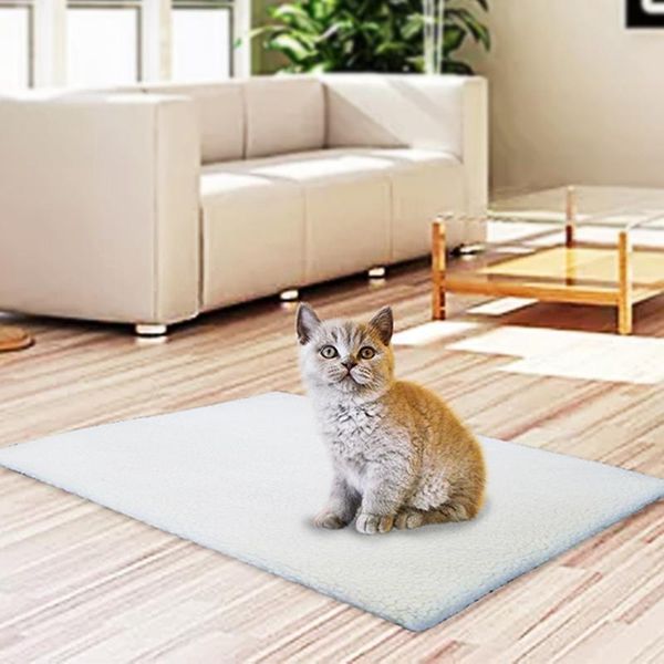 

pet warm mat super soft durable cushion washable dog cashmere kennel winter indoor pad nest for cats dogs cat beds & furniture