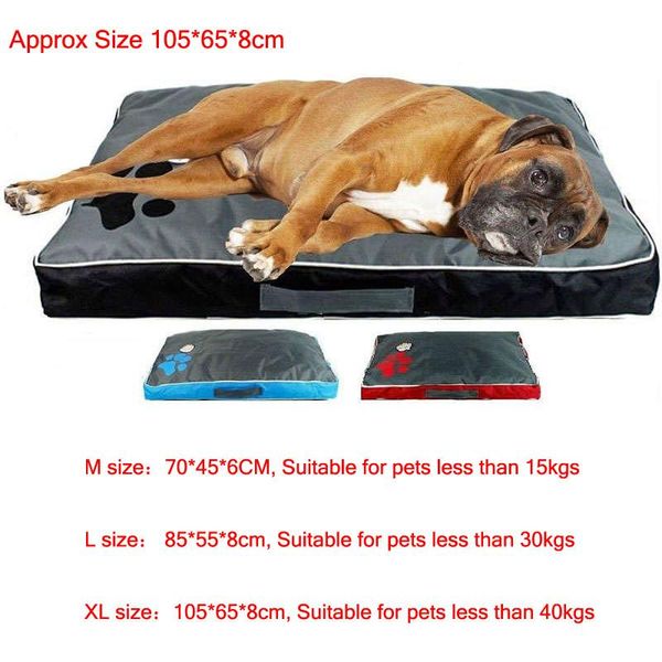 

kennels & pens dog bed cushion for large kennel oxford cloth puppy breathable waterproof cat house pad pet nest sofa blanket ma