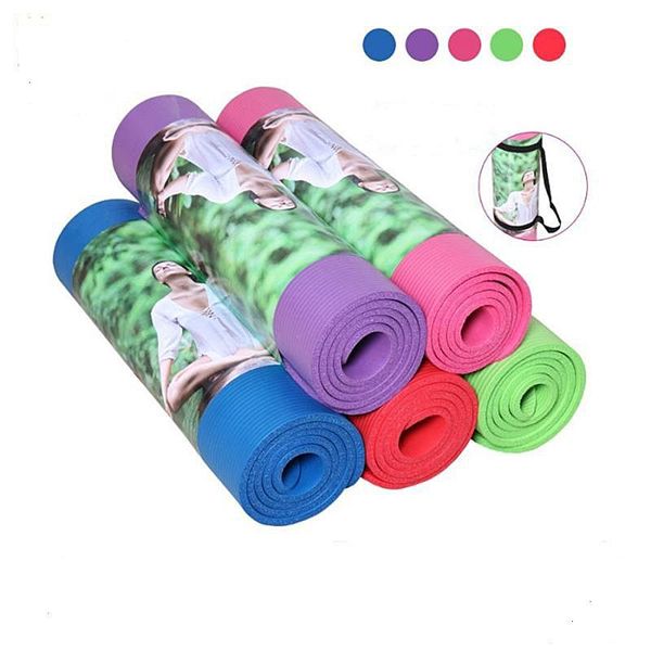 

yoga mats 1830*610*10mm mat sport gym soft pilates comfort nbr for exercise and yj6110