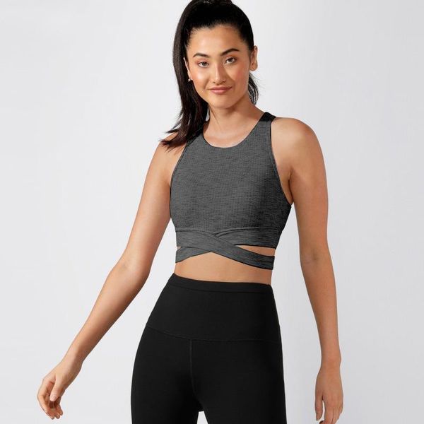 

yoga outfit fitness sports underwear cross beautiful back bra 2021 with chest pad