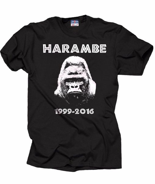 

harambe t-shirt harambe meme tee shirt rip harambe shirt, White;black