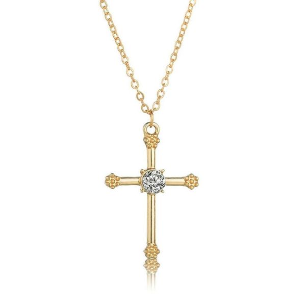 

pendant necklaces wholesale women elegant cross necklaces&pendants hand made necklace fashion jewelry for good birthday gifts, Silver
