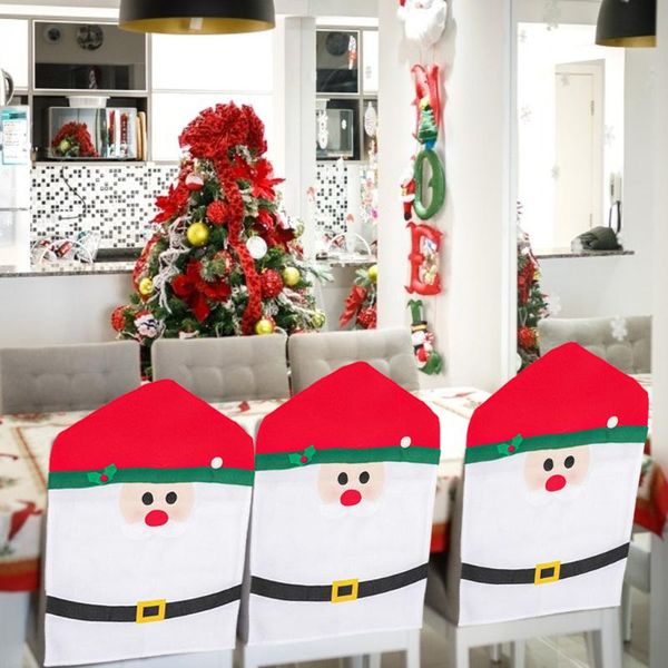 

chair covers protector seat slipcovers christmas decoration back cover festival prop for year party supplies