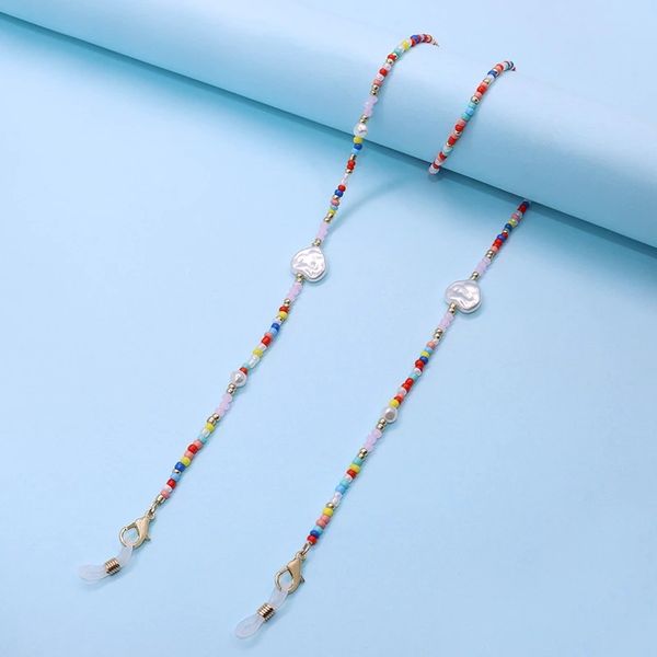 

2021 boho beads sunglasses chains for women charms eyeglasses lanyard glasses neck strap holder reading anyi-slip rope cord eyewear retainer