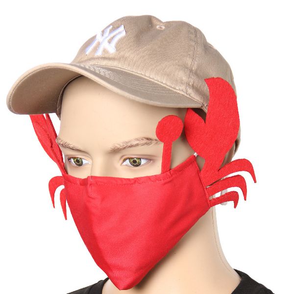 

knitted products face protection fabric crab modeling bionic warm dust mask