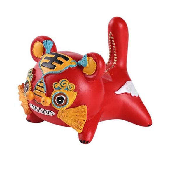 

decorative objects & figurines 1pc mini tiger microlandscape adornment adorable resin decoration