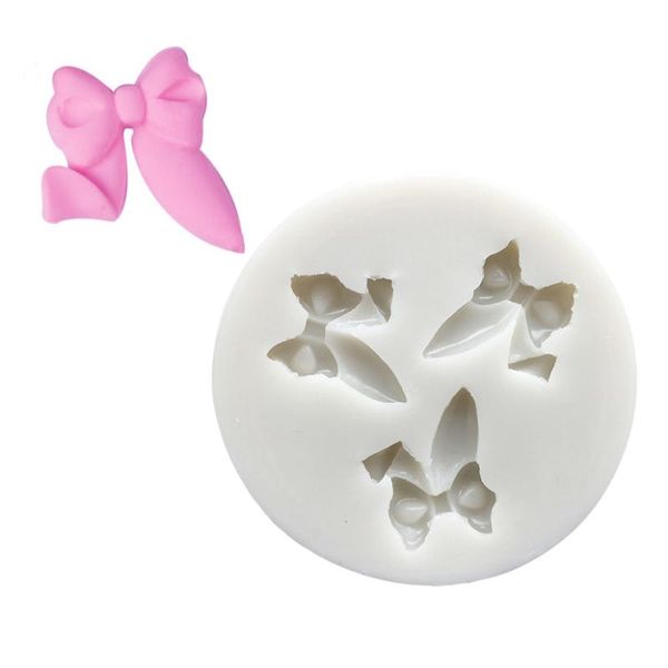 

baking moulds bowknot silicone sugarcraft cupcake mold fondant cake decorating tools