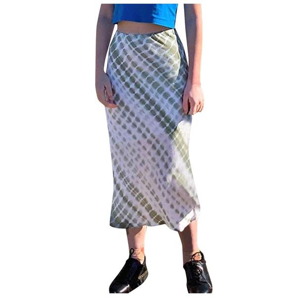 

skirts women fashion high waist temperament slim print mid-length a-line skirt office lady female midi straight package hip, Black
