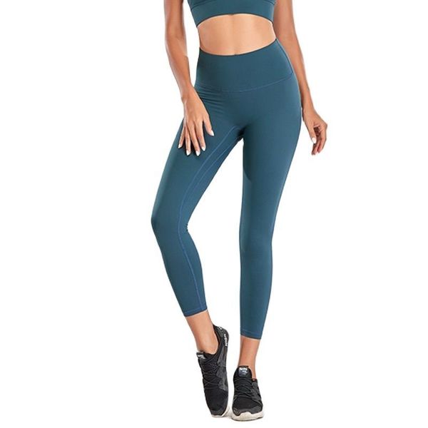 

lulu style women's buttery soft high waisted yoga 7/8 length workout leggings, Black