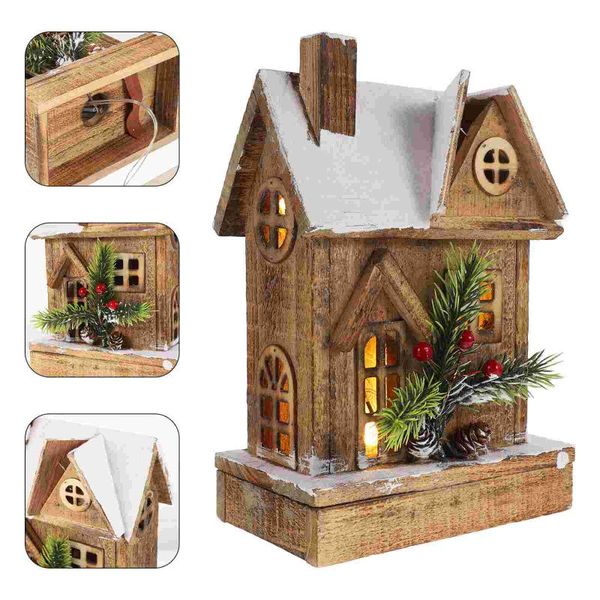 

party decoration 1pc christmas themed design house ornament adornment for home restaurant