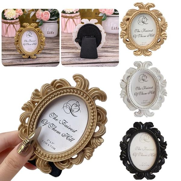 

frames vintage small po frame oval baroque deskdecoration floral christmas home decor