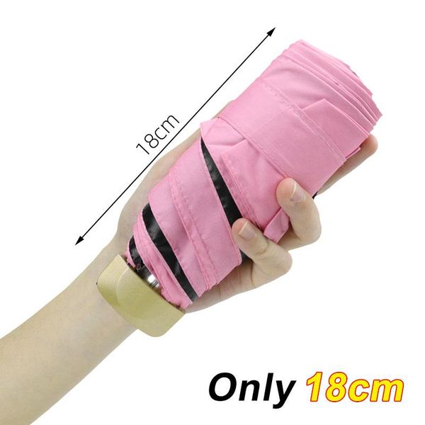 

umbrellas 220g super light mini pocket umbrella rain women gift men 5 fold parasol girls portable kids travel paraguas